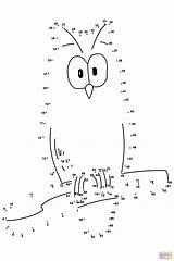 Dot Owl Coloring Printable Pages Dots Drawing Skip Tutorials Main Paper Colorings Through Search sketch template