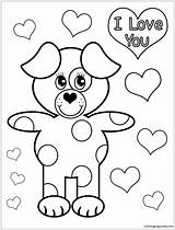 Puppy Cute Pages Coloring Soccer Mom Color Cartoon Printable Coloringpagesonly Print sketch template