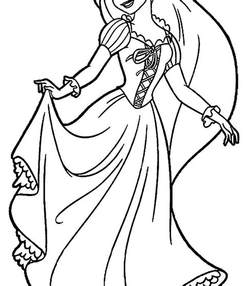 baby rapunzel coloring pages  getdrawings