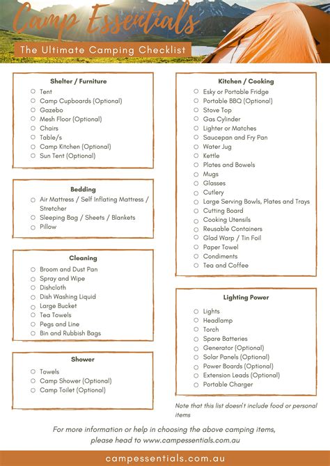 camping checklist   camping checklist family travel blog