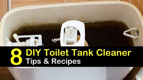 simple diy ways  clean  toilet tank