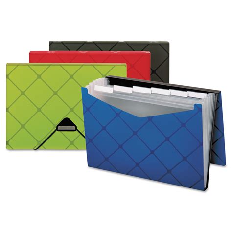 pendaflex poly expanding file  pockets  tab letter assorted