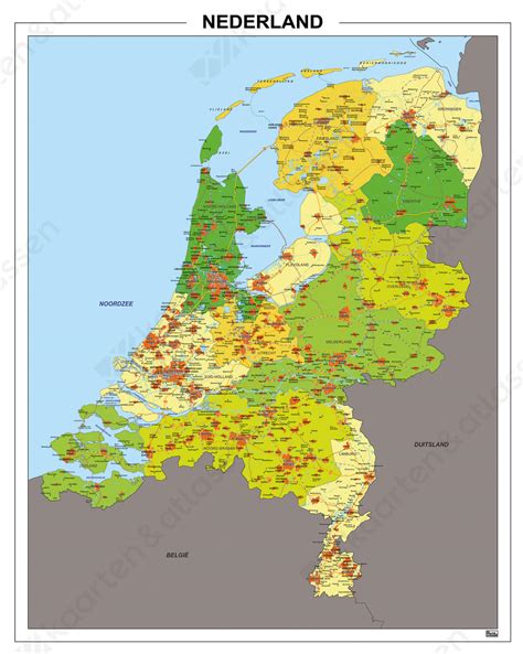 provincie kaart nederland kaart