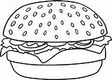 Hamburger Draw Coloring Burger Drawing Step Pages Food Cartoon Colouring Drawn Dragoart Drawings Kids Popeye Cheeseburger Tutorial Print Tutorials Line sketch template