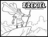Ezekiel Heroes Moses Ezekial Exile Ot Naboth Habakkuk Ahab Sellfy sketch template