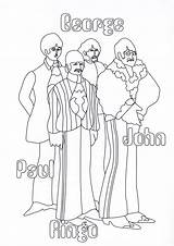 Submarine Beatles Beatlesmuseum sketch template