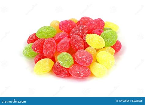group assorted fruit flavored hard candy stock photo image  apple