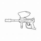 Paintball Template sketch template