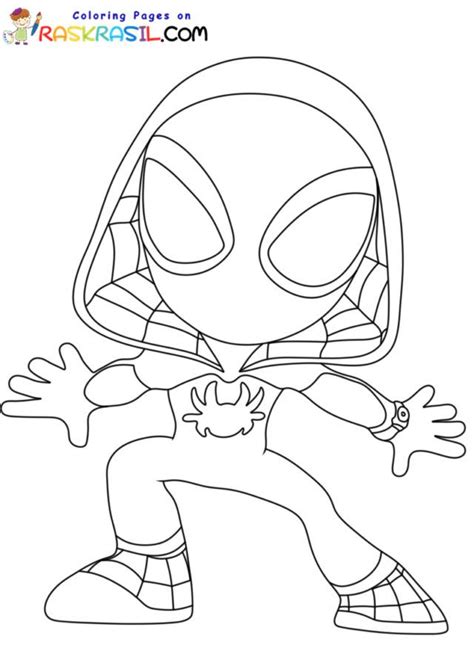 spidey   amazing friends coloring pages spiderman coloring