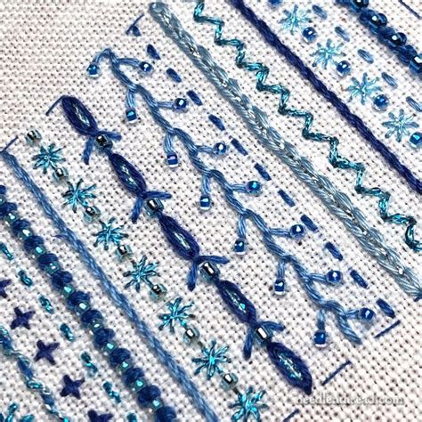 embroidery sampler samples needlenthreadcom embroidery sampler