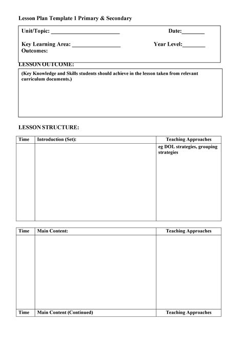 editable weekly lesson plan template weekly lesson plan template vrogue