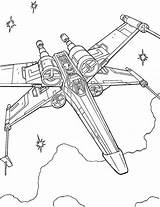 Kolorowanka Statek Wing Kolorowanki Kosmiczny Wojny Gwiezdne sketch template