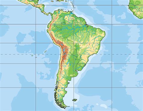 south america physical map blank map quiz game