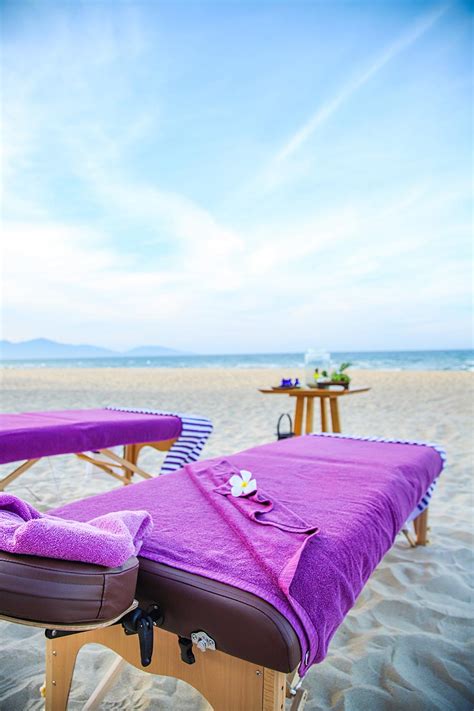 Spa And Yoga Beach Massage Fitness At Park Regis Cocobay Vietnam