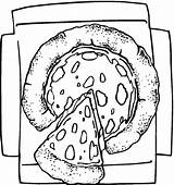 Pizza Coloring Pages Printable Print Toppings Colouring Cheese Getcolorings Getdrawings Choose Board sketch template