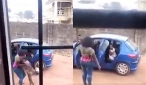 shocking moment angry woman lifts up her maid slams her to the ground watch video