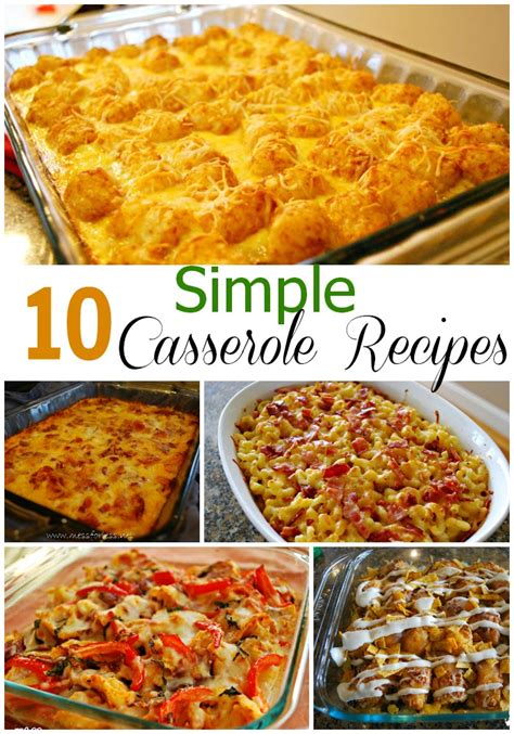 simple casserole recipes food fun friday mess