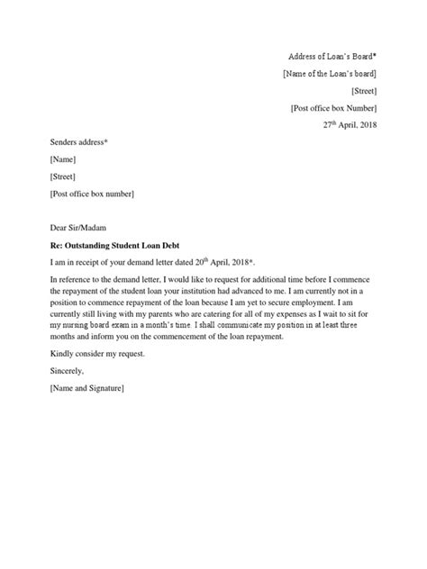 response  demand letter