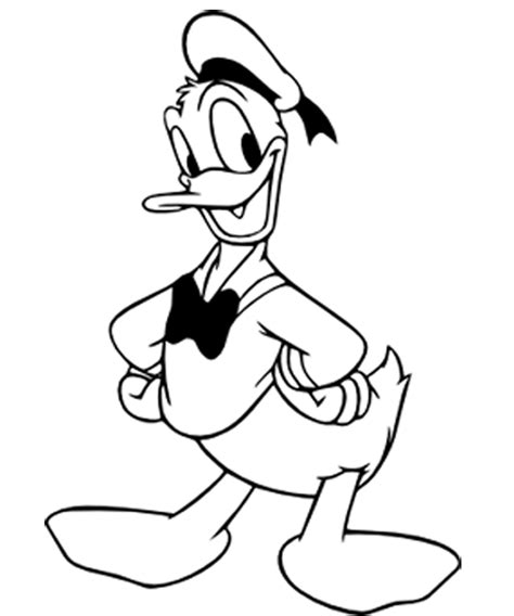 donald duck  concert coloring page duck cartoon coloring home