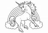 Unicorn Ausmalbilder sketch template