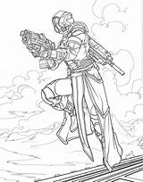 Destiny Fortnite Pages Coloring Printable Getdrawings sketch template