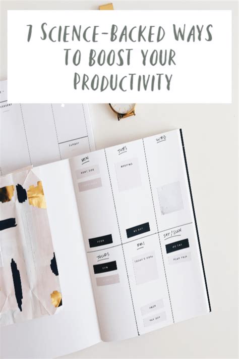 7 science backed ways to boost productivity a beautiful space