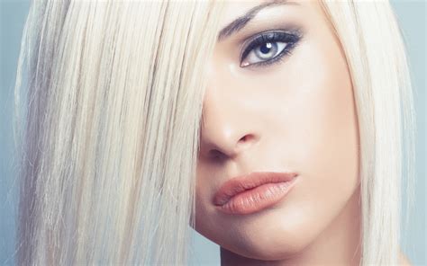 wallpaper face women model portrait long hair blue eyes