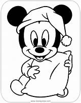Coloring Mickey Mouse Baby Disney Pages sketch template