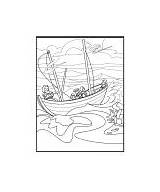 Paul Bible Coloring Shipwrecked Shipwreck Lesson Kids Activities sketch template