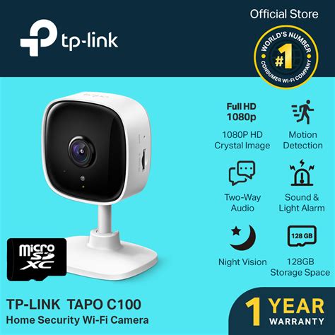 tp link tapo  home security wi fi camera  megapixels p hd wifi
