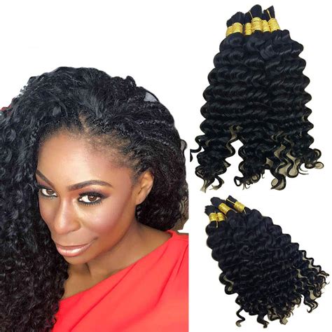 hannah queen wet n wavy bulk hair human hair micro braiding 4 bundle