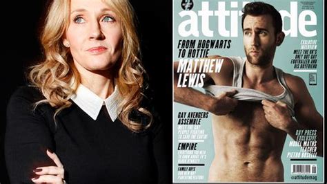 J K Rowling S Response To Matthew Lewis Racy Photoshoot Is Hilarious