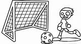 Soccer Coloring Pages Kids Drawing Atlanta Falcons Goal Printable Messi Football Hobby Clipart Color Falcon Lionel Goalie Line Field Ball sketch template