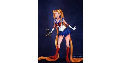 rapunzel as sailor moon disney characters in halloween costumes popsugar love and sex photo 25