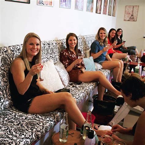 Manis Pedis Parties And Spritzers At Glitter Nail Bar Roohan Realty
