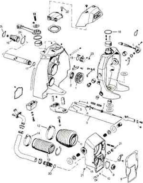 omc parts exploded view drawings outdrive repair  video