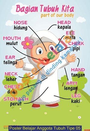 jual poster belajar paket paket islami   anak usia