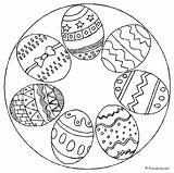 Mandala Easter Coloring Egg Pages Ausmalbilder Ostereier Printable Colouring Ostern Ausmalbild Eieren Crafts Kolorowanki Pasqua Da Mandalas Kostenlos Oggetti Pasquali sketch template