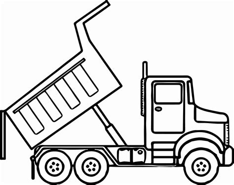 dump trucks coloring pages coloring home