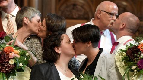 photos germany ushers in first gay marriage under new same sex laws