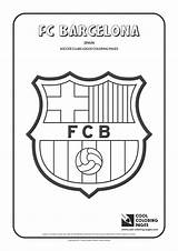 Coloring Barcelona Pages Soccer Fc Football Logo Logos Cool Color Clubs Barca Team Bookmarks Colouring Club Kids Kolorowanki Teams Sheets sketch template