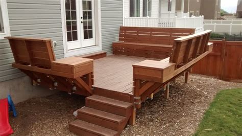 built  benches  deck decoomo