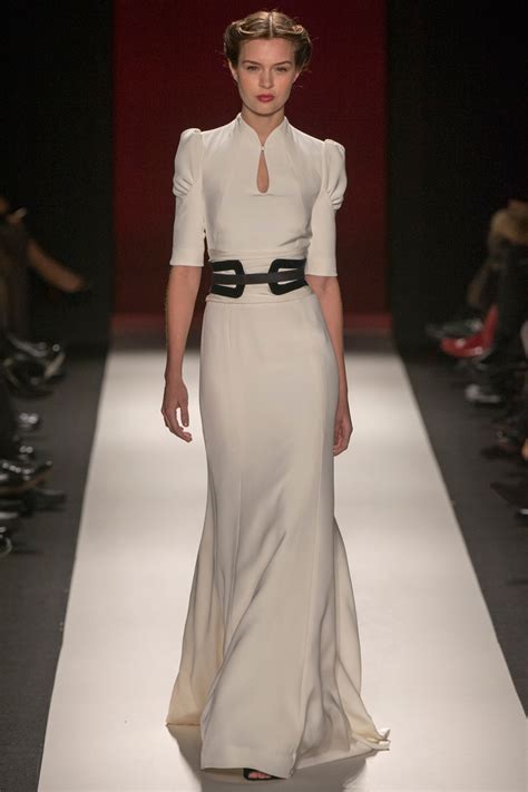 Vintage Inspired Ivory Carolina Herrera Gown