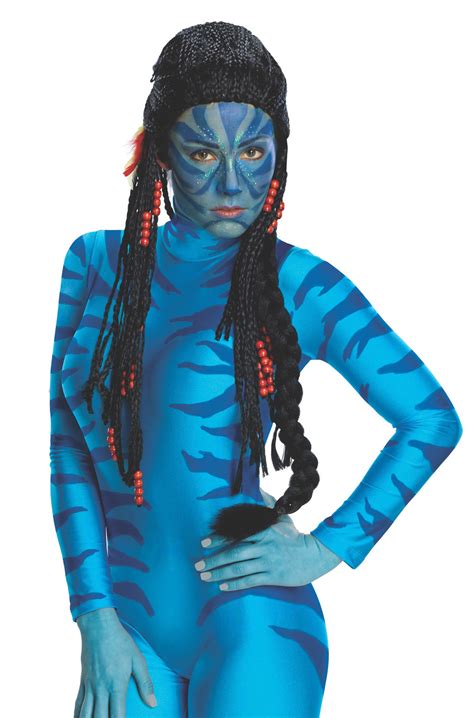 brand new avatar neytiri deluxe adult halloween costume wig ebay