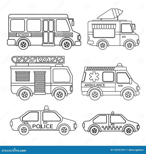 coloring pages emergency vehicles pictures  emergency vehicles