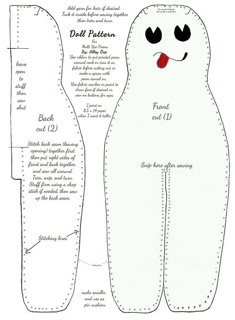 dammit doll pattern  directions dammit doll doll sewing patterns