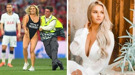 Model Kinsey Wolanski Streaked Champions League For Instagram Followers