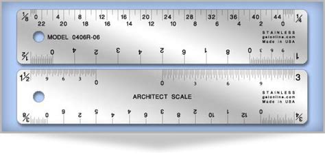 architectural  scale ruler