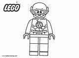 Lego Flash Coloring Pages Superhero Printable Kids Adults Color Template Print sketch template