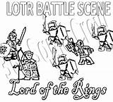 Lego Coloring Pages Hobbit Lord Rings Colouring Earth Middle Printables Getcolorings Printable Choose Board sketch template
